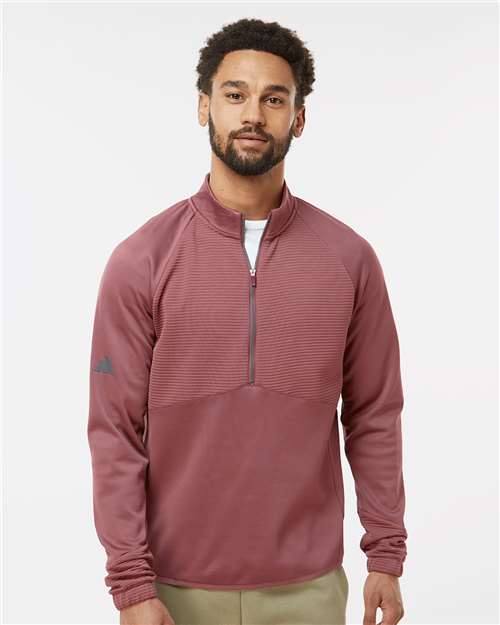 Adidas Men's Performance Quarter-Zip Pullover - Adidas A587