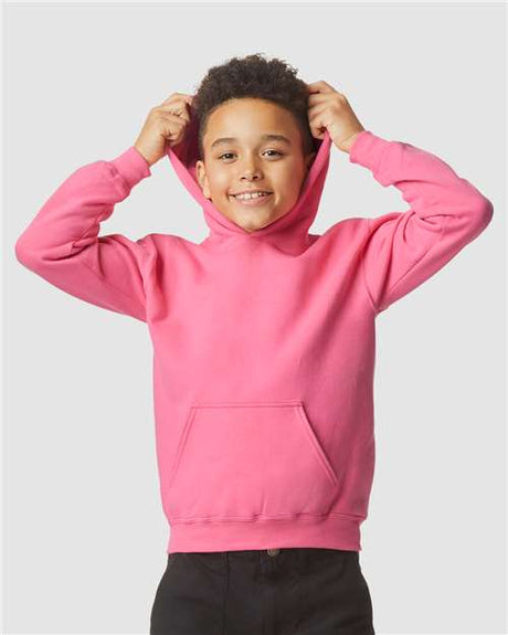 Gildan SF500B Youth Softstyle Midweight Hooded Sweatshirt