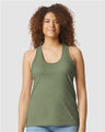 Gildan 64220LCVC Women's Softstyle CVC Racerback Tank Top