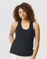 Gildan 64220LCVC Women's Softstyle CVC Racerback Tank Top