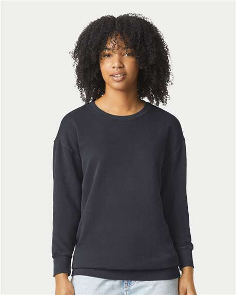 Comfort Colors 1466 Unisex Garment-Dyed Lightweight Fleece Crewneck Sweatshirt