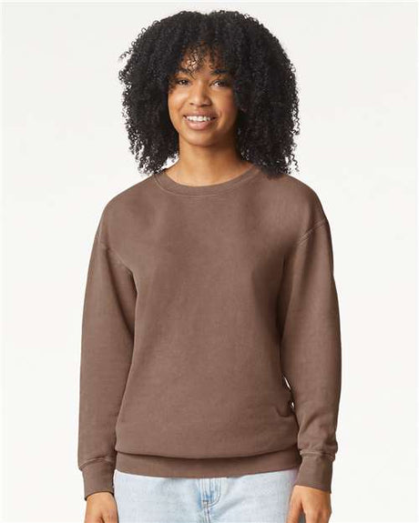 Comfort Colors 1466 Unisex Garment-Dyed Lightweight Fleece Crewneck Sweatshirt
