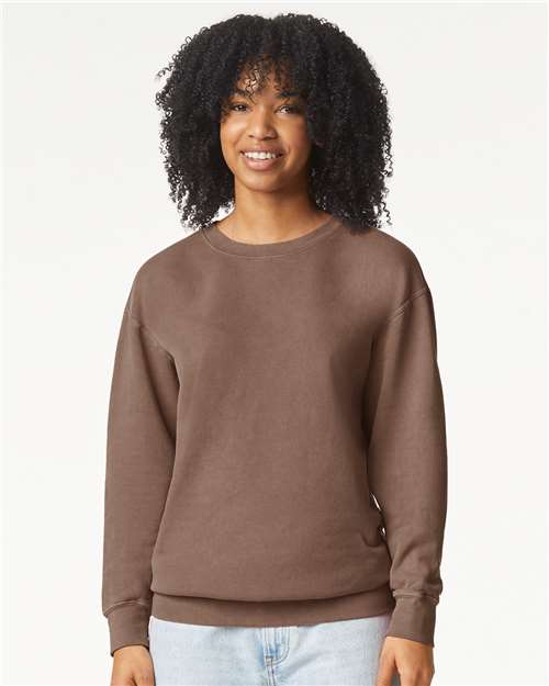 Comfort Colors 1466 Unisex Garment-Dyed Lightweight Fleece Crewneck Sweatshirt