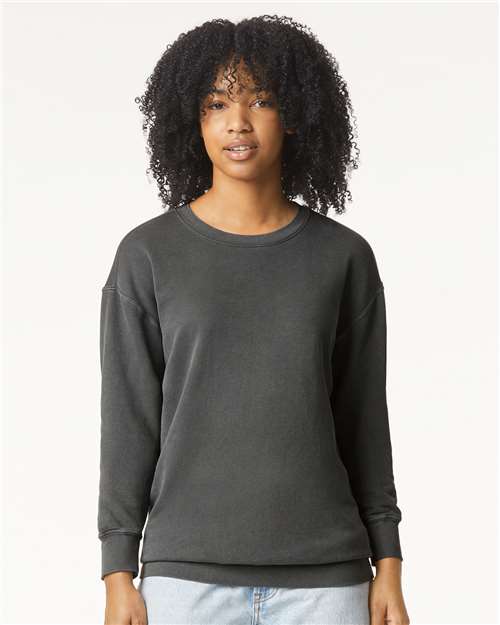 Comfort Colors 1466 Unisex Garment-Dyed Lightweight Fleece Crewneck Sweatshirt