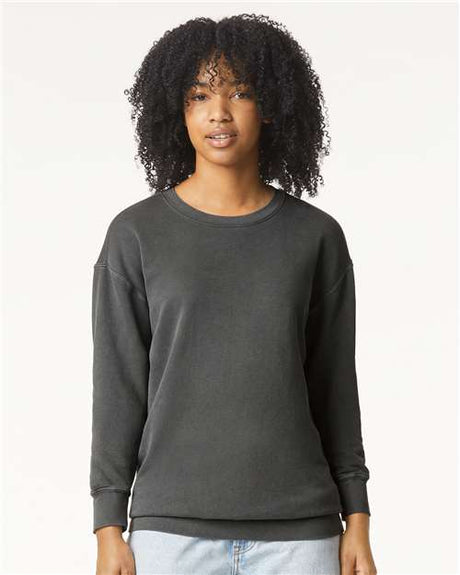 Comfort Colors 1466 Unisex Garment-Dyed Lightweight Fleece Crewneck Sweatshirt