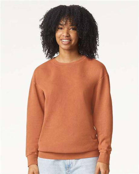 Comfort Colors 1466 Unisex Garment-Dyed Lightweight Fleece Crewneck Sweatshirt