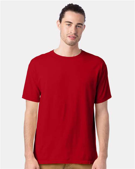 ComfortWash by Hanes Garment-Dyed T-Shirt - Athletic Red - ComfortWash by Hanes GDH100 ComfortWash by Hanes Athletic Red S