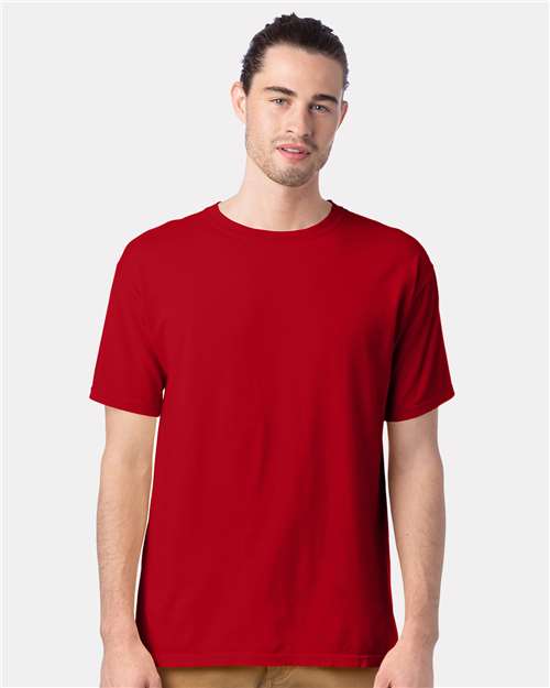 ComfortWash by Hanes Garment-Dyed T-Shirt - Athletic Red - ComfortWash by Hanes GDH100 ComfortWash by Hanes