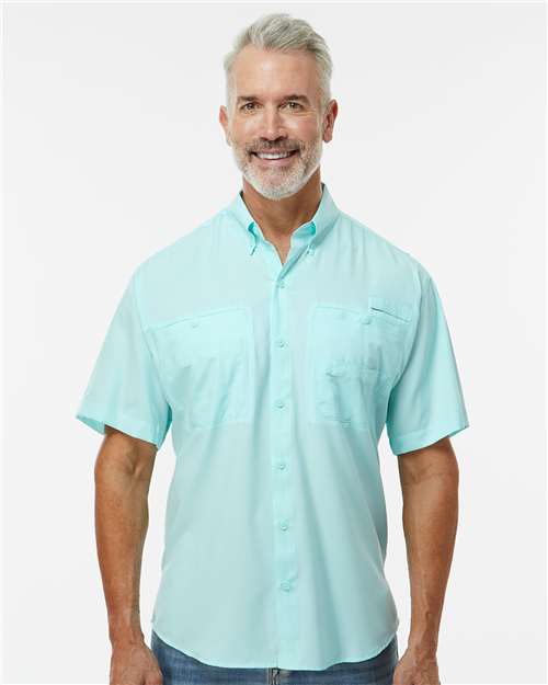 Paragon Men's Hatteras Performance Short Sleeve Fishing Shirt - Paragon 700