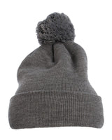 YP Classics Pom-Pom Cuffed Knit Beanie - Yupoong 1501P