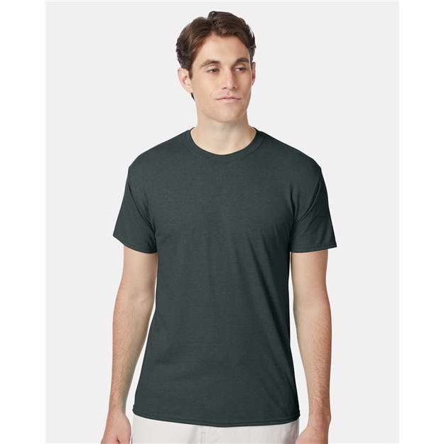 Hanes Perfect-T Triblend T-Shirt - Athletic Green Heather - Hanes 42TB Hanes