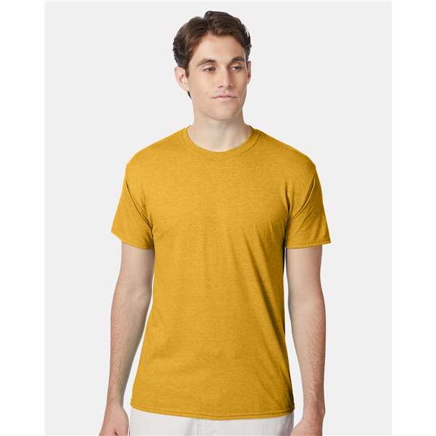 Hanes Perfect-T Triblend T-Shirt - Gold Heather - Hanes 42TB Hanes Gold Heather S