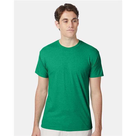 Hanes Perfect-T Triblend T-Shirt - Kelly Green Heather - Hanes 42TB Hanes Kelly Green Heather S