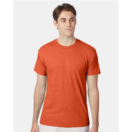 Hanes Perfect-T Triblend T-Shirt - Orange Heather - Hanes 42TB Hanes Orange Heather S