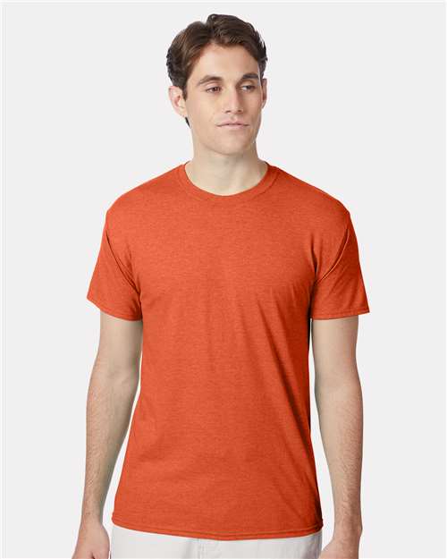 Hanes Perfect-T Triblend T-Shirt - Orange Heather - Hanes 42TB Hanes Orange Heather S