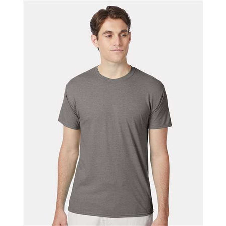 Hanes Perfect-T Triblend T-Shirt - Stone Grey Heather - Hanes 42TB Hanes Stone Grey Heather S