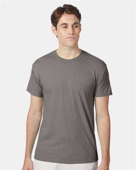 Hanes Perfect-T Triblend T-Shirt - Stone Grey Heather - Hanes 42TB Hanes