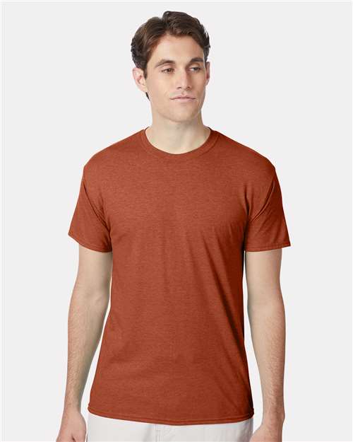 Hanes Perfect-T Triblend T-Shirt - Texas Orange Heather - Hanes 42TB Hanes