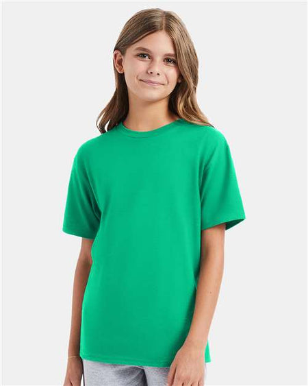 Hanes Perfect-T Youth T-Shirt - Hanes 498Y Hanes