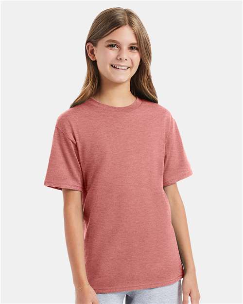 Hanes Perfect-T Youth T-Shirt - Hanes 498Y Hanes