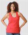 Gildan 64220LCVC Women's Softstyle CVC Racerback Tank Top