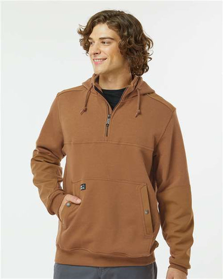 DRI DUCK Men's Mission Quarter-Zip Hooded Pullover - DRI DUCK 7349