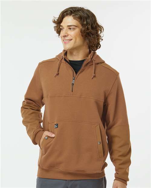 DRI DUCK Men's Mission Quarter-Zip Hooded Pullover - DRI DUCK 7349
