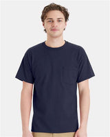Hanes 5290P Essential-T Pocket T-Shirt