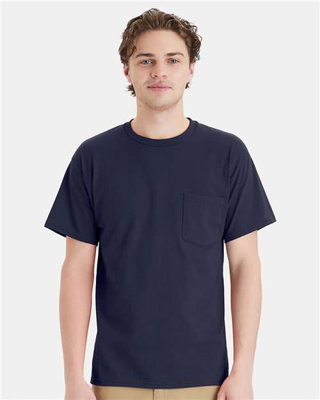 Hanes 5290P Essential-T Pocket T-Shirt