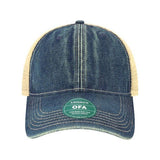 LEGACY Old Favorite Trucker Cap - LEGACY OFA Caps LEGACY Blue Denim/ Khaki Adjustable