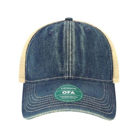 LEGACY Old Favorite Trucker Cap - LEGACY OFA Caps LEGACY Blue Denim/ Khaki Adjustable