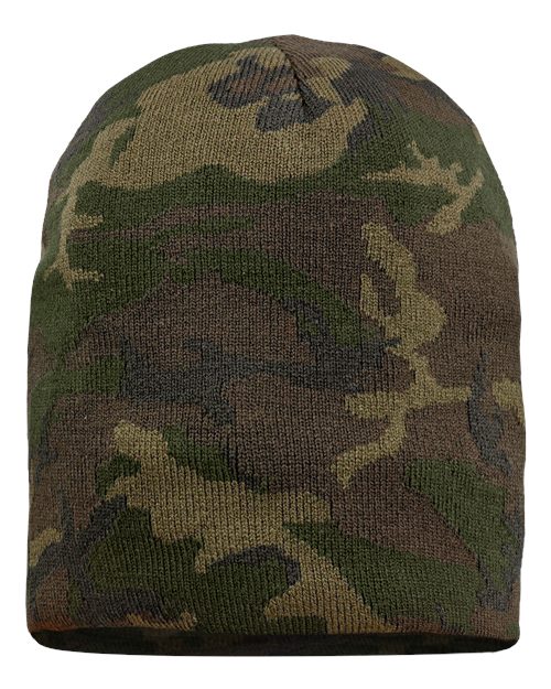 Sportsman 8" Beanie - Sportsman SP08 Sportsman Green Camo One Size