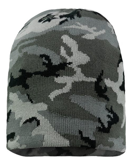 Sportsman 8" Beanie - Sportsman SP08 Sportsman Grey Camo One Size