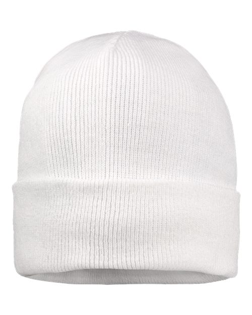 Sportsman 12" Fleece Lined Cuffed Beanie - Sportsman SP12FL Sportsman White One Size