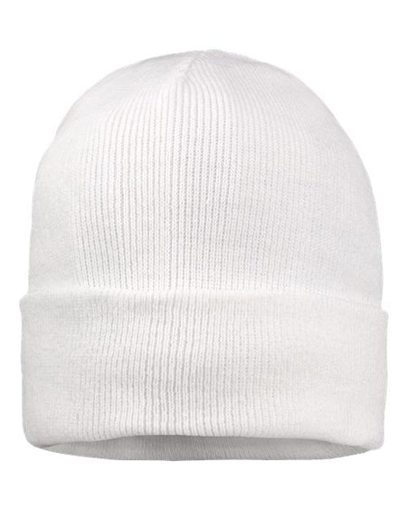 Sportsman 12" Fleece Lined Cuffed Beanie - Sportsman SP12FL Sportsman White One Size