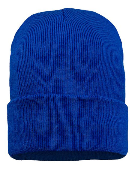 Sportsman 12" Jersey Lined Cuffed Beanie - Sportsman SP12JL Sportsman Royal One Size