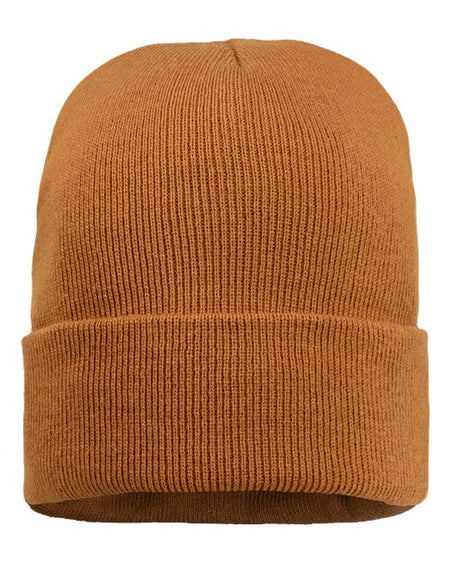 Sportsman 12" Sherpa Lined Cuffed Beanie - Sportsman SP12SL Sportsman Coyote Brown One Size