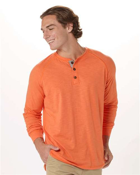 Boxercraft Unisex Henley Long Sleeve T-Shirt - Boxercraft BM3101
