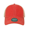LEGACY Youth Old Favorite Trucker Cap - LEGACY OFAY LEGACY Scarlet Red/ Khaki Adjustable