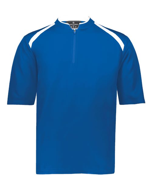 Holloway Men's Clubhouse Short Sleeve Quarter-Zip Pullover - Holloway 229581