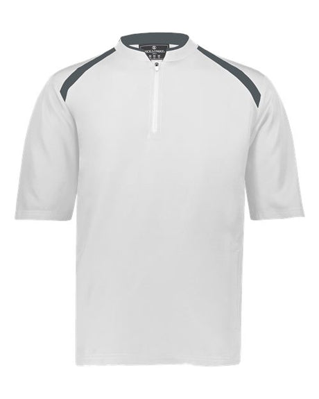 Holloway Men's Clubhouse Short Sleeve Quarter-Zip Pullover - Holloway 229581