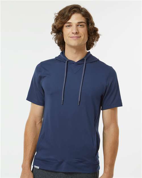 Holloway Men's Eco Revive™ Ventura Soft Knit Short Sleeve Hooded Sweatshirt - Holloway 222505
