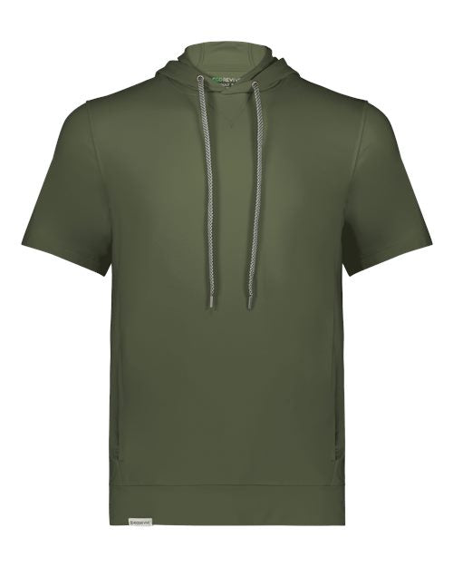 Holloway Men's Eco Revive™ Ventura Soft Knit Short Sleeve Hooded Sweatshirt - Holloway 222505
