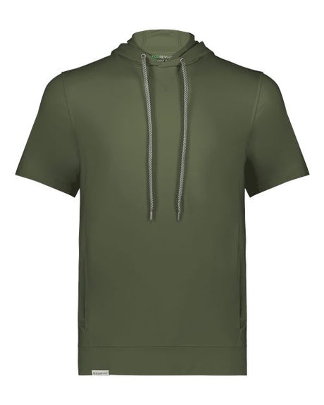 Holloway Men's Eco Revive™ Ventura Soft Knit Short Sleeve Hooded Sweatshirt - Holloway 222505