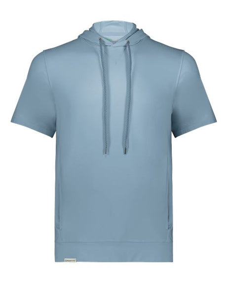Holloway Men's Eco Revive™ Ventura Soft Knit Short Sleeve Hooded Sweatshirt - Holloway 222505
