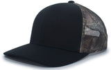 Pacific Headwear Camo Snapback Trucker Cap 108C