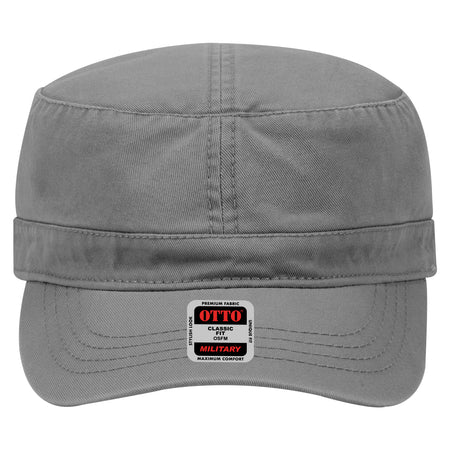 OTTO CAP Military Hat OTTO 109-791 Otto Cap 025 - Char. Gray OSFM - Adult