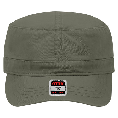 OTTO CAP Military Hat OTTO 109-791 Otto Cap 046 - Dk. Ol. Green OSFM - Adult