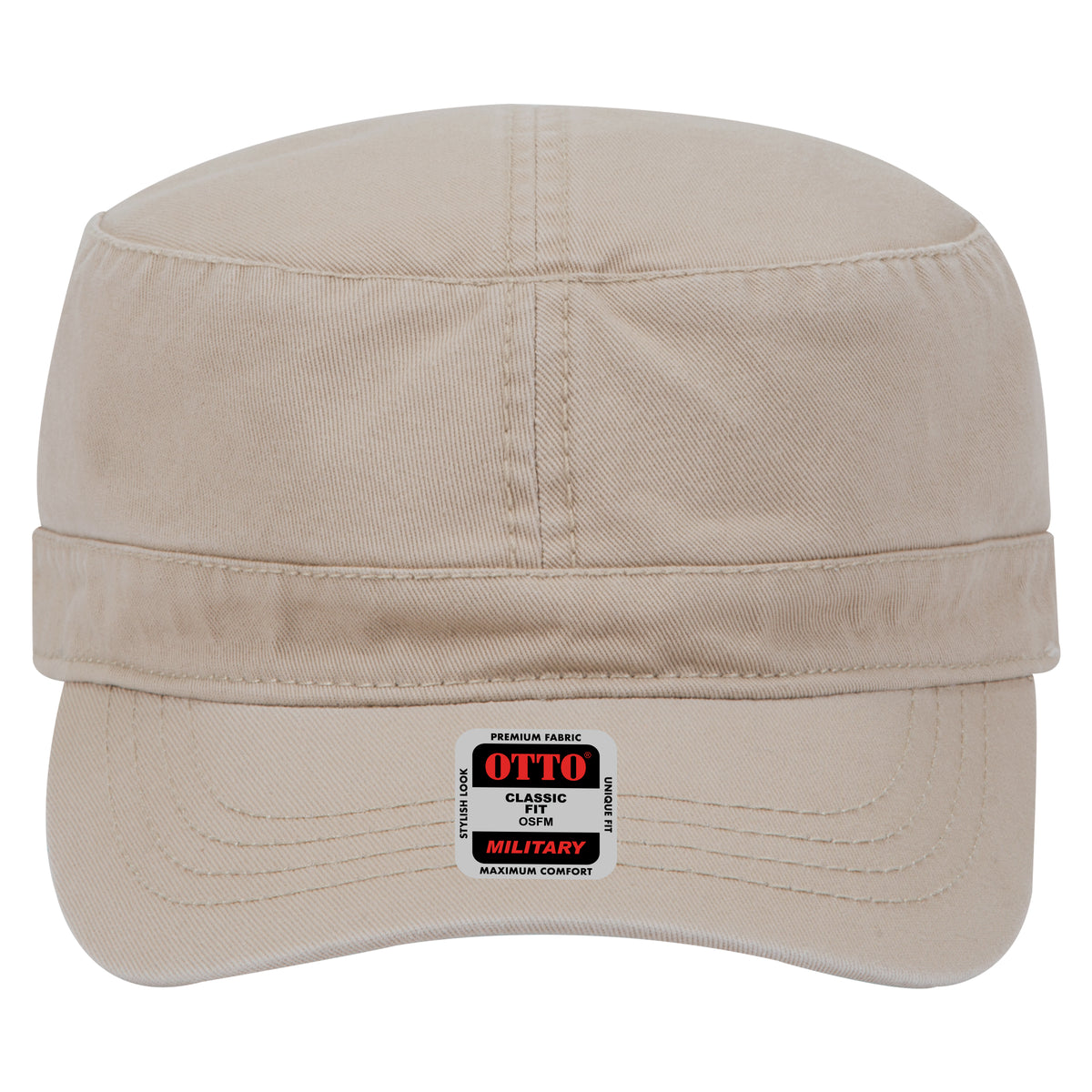 OTTO CAP Military Hat OTTO 109-791 Otto Cap 053 - Dk. Khaki OSFM - Adult