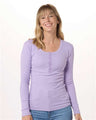 Boxercraft Women's Harper Long Sleeve Henley - Boxercraft BW2402